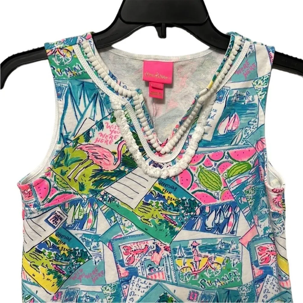 Lilly Pulitzer Girls Mini Harper Shift Dress Size XL 12/14